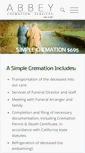 Mobile Screenshot of abbeycremationservice.com